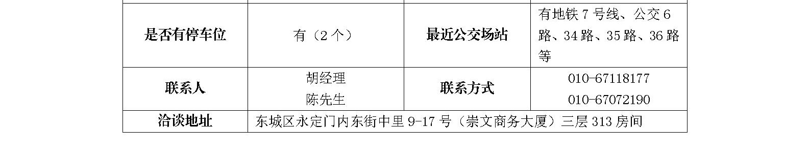 东城区天坛北里5号楼前商业楼招商信息